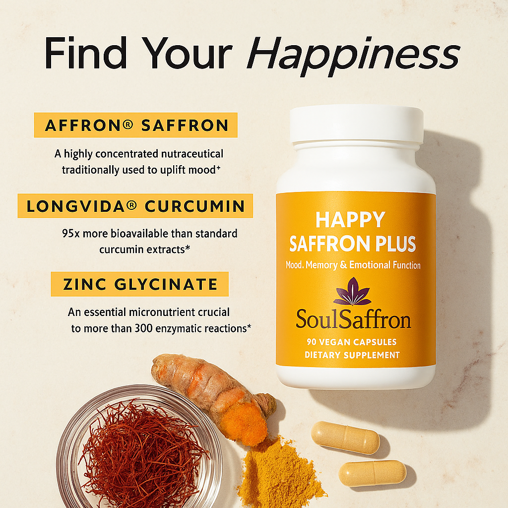 🌿 SoulSaffron™ — Emotional Balance from Nature’s Gold